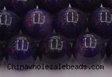 CTE1955 15.5 inches 14mm round purple tiger eye beads wholesale