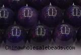 CTE1955 15.5 inches 14mm round purple tiger eye beads wholesale