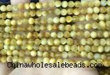 CTE2007 15.5 inches 4mm round golden tiger eye beads wholesale