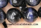 CTE2033 15.5 inches 14mm round blue tiger eye gemstone beads