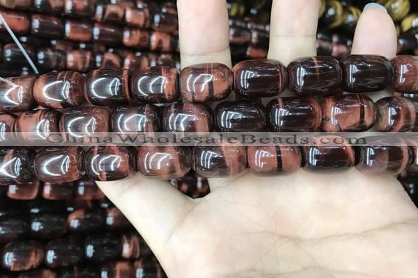 CTE2067 15.5 inches 12*16mm drum red tiger eye gemstone beads