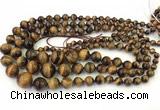 CTE2078 15.5 inches 6mm - 16mm round yellow tiger eye graduated beads