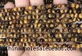 CTE2145 15.5 inches 4mm round yellow tiger eye beads wholesale