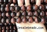 CTE2187 15.5 inches 18mm round red tiger eye gemstone beads