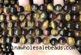 CTE2193 15.5 inches 10mm round mixed tiger eye beads wholesale