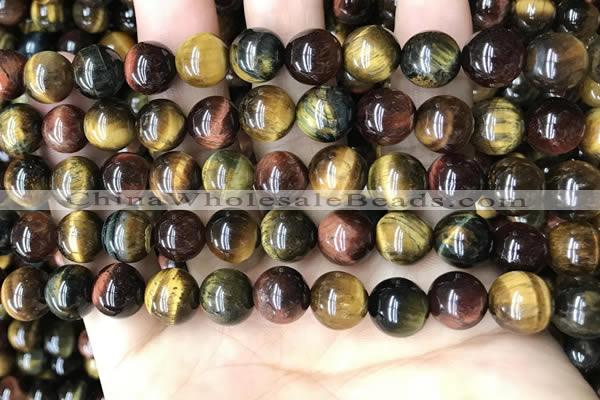 CTE2193 15.5 inches 10mm round mixed tiger eye beads wholesale