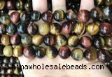 CTE2195 15.5 inches 14mm round mixed tiger eye beads wholesale