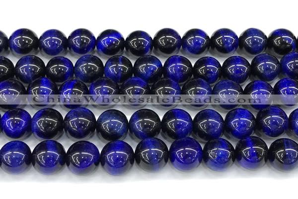 CTE2395 15 inches 10mm round blue tiger eye beads