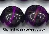 CTE2417 15 inches 14mm round purple tiger eye beads
