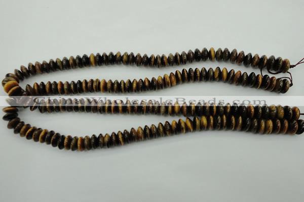 CTE436 15.5 inches 4*10mm rondelle yellow tiger eye beads wholesale