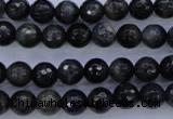 CTE442 15.5 inches 8mm faceted round blue tiger eye beads