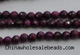 CTE471 15.5 inches 6mm faceted round red tiger eye beads wholesale