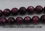 CTE473 15.5 inches 10mm faceted round red tiger eye beads wholesale