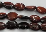 CTE57 15.5 inches 10*14mm oval red tiger eye gemstone beads