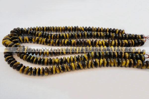 CTE602 15.5 inches 5*10mm rondelle yellow tiger eye beads wholesale