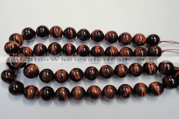 CTE89 15.5 inches 18mm round red tiger eye gemstone beads