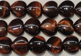 CTE890 15.5 inches 12*12mm heart red tiger eye beads wholesale