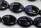 CTE954 15.5 inches 15*20mm oval dyed blue tiger eye beads wholesale
