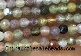 CTG1009 15.5 inches 2mm faceted round tiny Indian agate beads