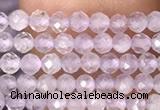 CTG1023 15.5 inches 2mm faceted round tiny lavender amethyst beads