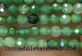 CTG1036 15.5 inches 2mm faceted round tiny African jade beads