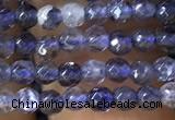 CTG1141 15.5 inches 3mm faceted round tiny iolite gemstone beads