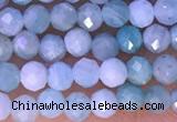 CTG1308 15.5 inches 3mm faceted round amazonite beads wholesale