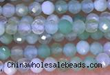 CTG1311 15.5 inches 2mm faceted round Australia chrysoprase beads