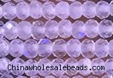 CTG1395 15.5 inches 2*3mm faceted rondelle tiny white moonstone beads