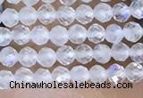 CTG1402 15.5 inches 2mm faceted round white moonstone beads wholesale