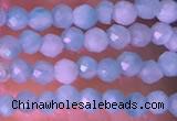 CTG1422 15.5 inches 2mm faceted round amazonite beads wholesale