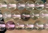 CTG1588 15.5 inches 4mm round fluorite gemstone beads wholesale