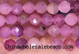 CTG1637 15.5 inches 3mm faceted round tiny ruby beads
