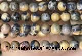 CTG2006 15 inches 2mm,3mm leopard skin jasper beads