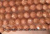 CTG2136 15 inches 2mm,3mm faceted round goldstone beads