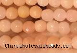 CTG2218 15 inches 2mm,3mm faceted round red aventurine jade beads