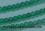 CTG24 15.5 inch 3mm round tiny pale green agate beads wholesale