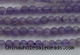 CTG252 15.5 inches 3mm round tiny amethyst gemstone beads