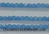 CTG409 15.5 inches 2mm faceted round tiny dyed candy jade beads