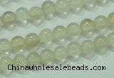 CTG43 15.5 inches 2mm round tiny white chalcedony beads wholesale