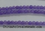 CTG433 15.5 inches 2mm round tiny dyed candy jade beads wholesale