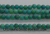 CTG440 15.5 inches 2mm round tiny natural turquoise beads wholesale