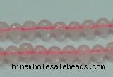 CTG49 15.5 inches 2mm round tiny rose quartz beads wholesale