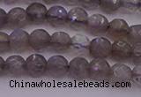 CTG509 15.5 inches 4mm faceted round tiny labradorite beads