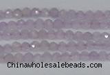 CTG621 15.5 inches 2mm faceted round lavender amethyst beads
