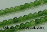 CTG63 15.5 inches 2mm round tiny dyed white jade beads wholesale