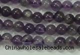 CTG72 15.5 inches 3mm round grade AB tiny amethyst beads wholesale