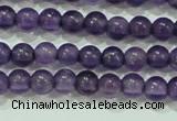 CTG73 15.5 inches 3mm round grade A tiny amethyst beads wholesale