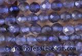 CTG753 15.5 inches 2mm faceted round tiny iolite gemstone beads