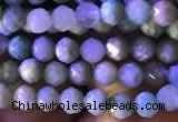 CTG776 15.5 inches 4mm faceted round tiny amazonite beads wholesale